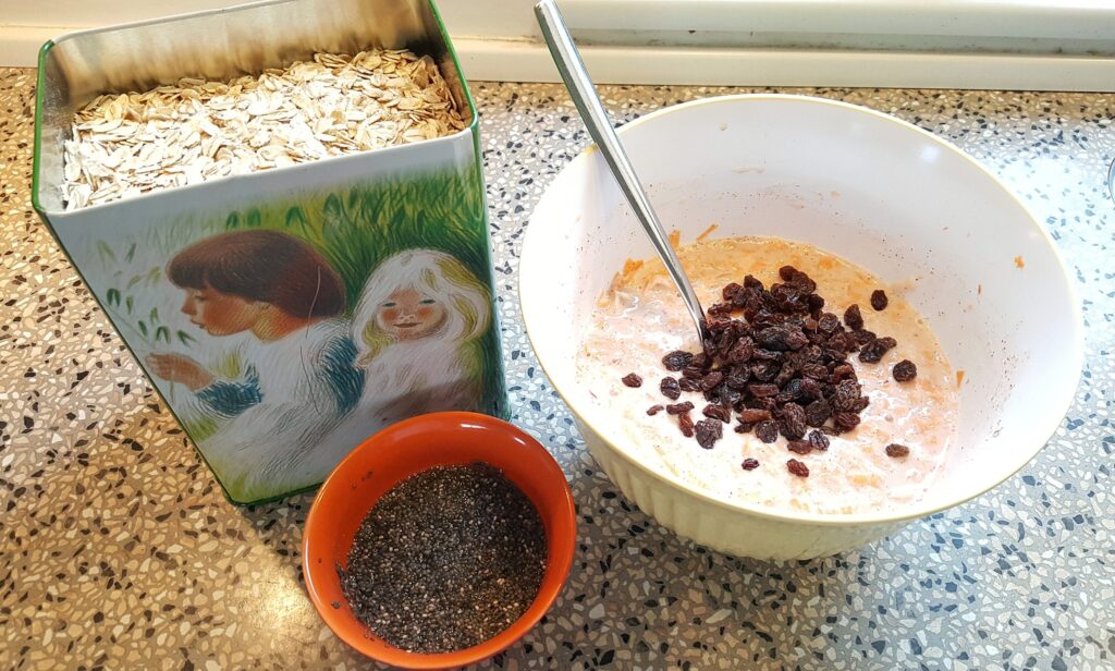 Bagt gulerodskagegrød