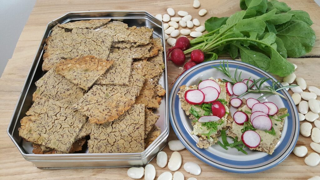 Knækbrød med butterbeans