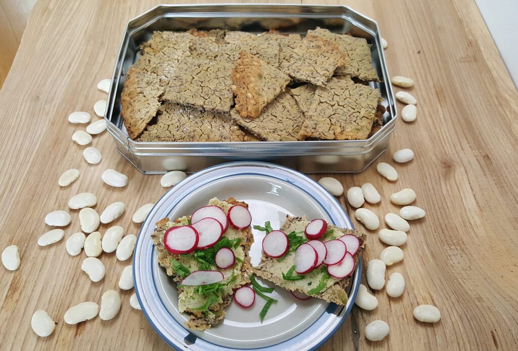 Knækbrød med butterbeans