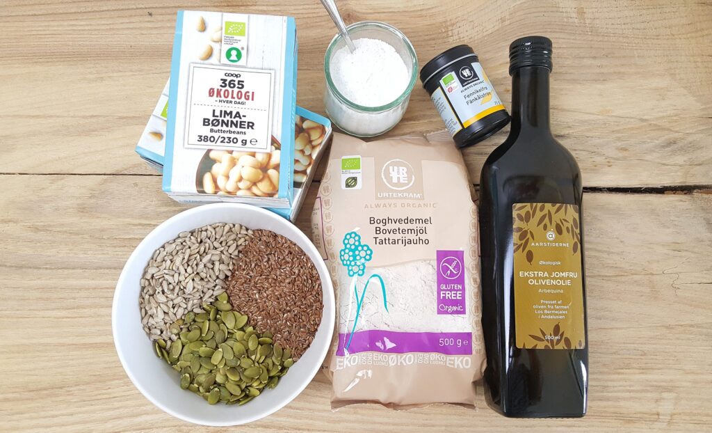 Knækbrød med butterbeans