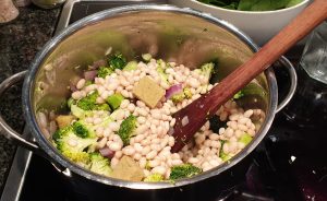 Broccoli-spinatsuppe