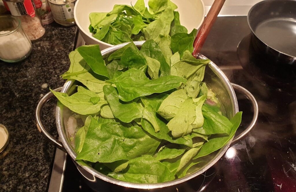 Broccoli-spinatsuppe