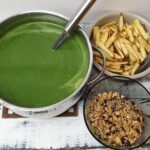 Broccoli-spinatsuppe