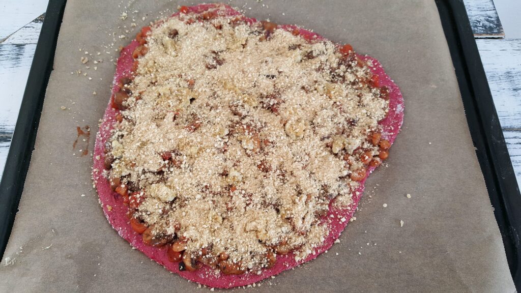 Pizza med bakedbeans