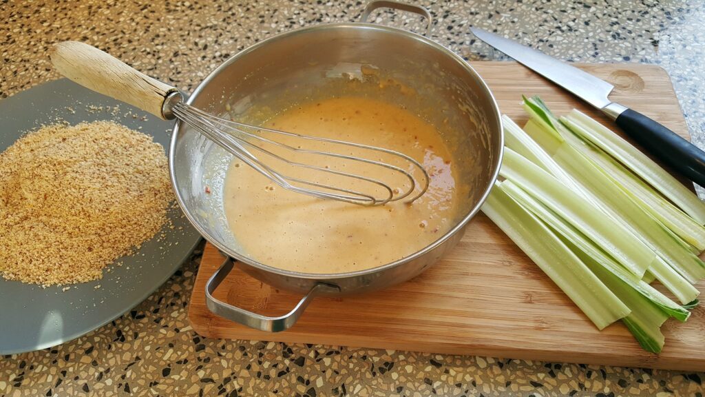 Stegte ål af bladbeder