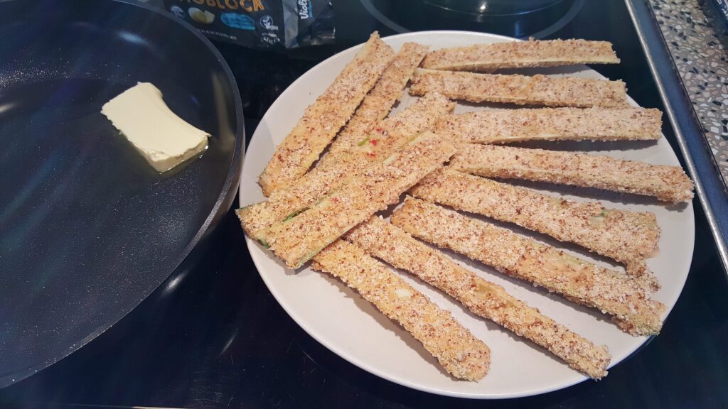 Stegte ål af bladbeder