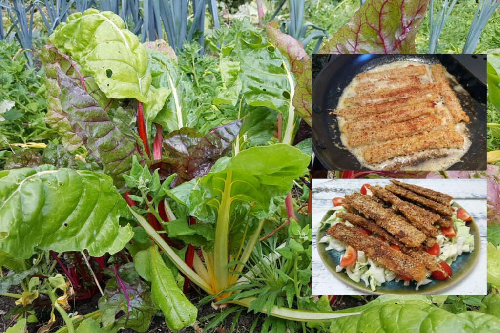 Stegte ål af bladbeder