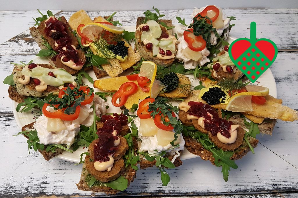 Julefrokost smørrebrød