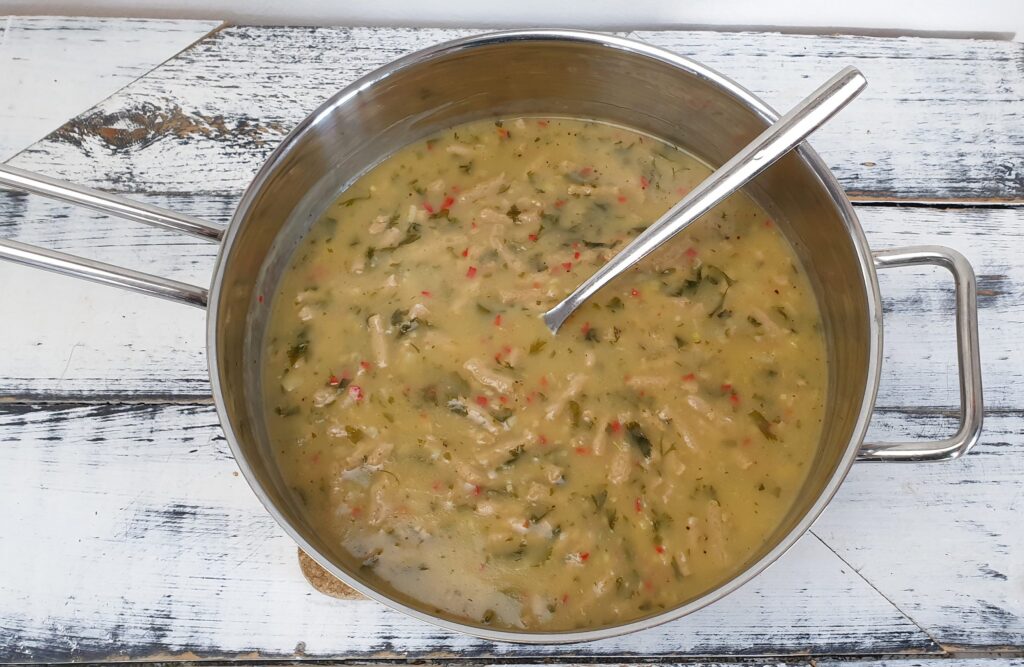 Thai-ret med plantestrimler