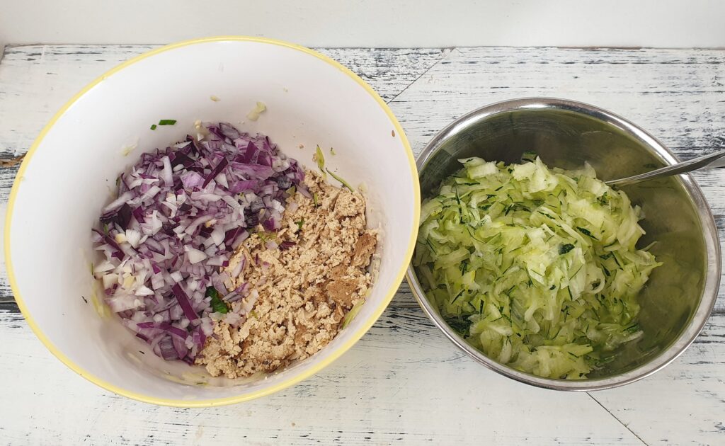 Tofudeller med squash