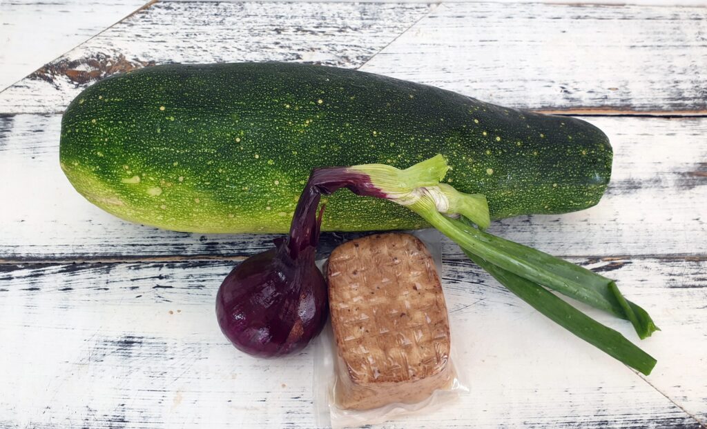 Tofudeller med squash