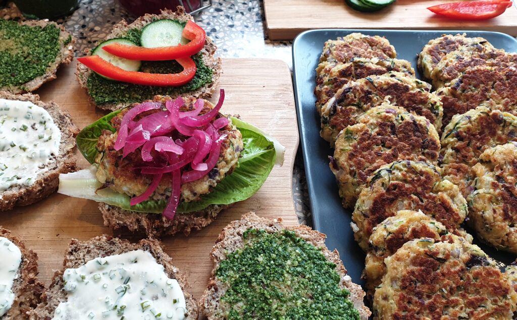 Tofudeller med squash