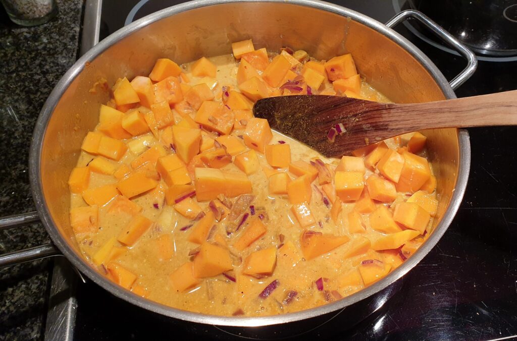 Græskargryde med Ingrid ærter