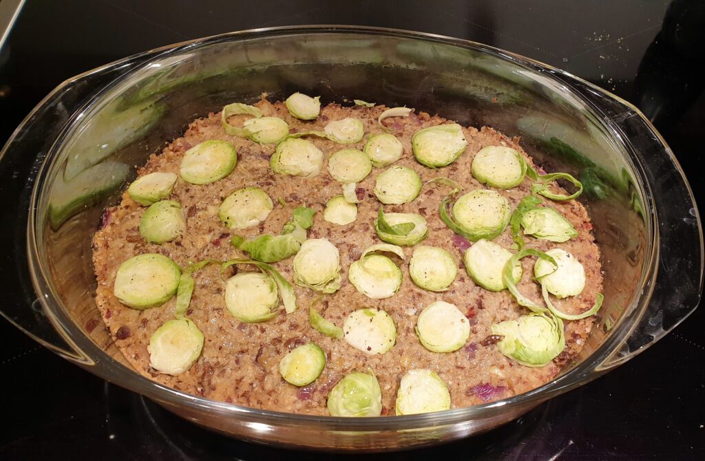 Julepostej med æbler og svedsker