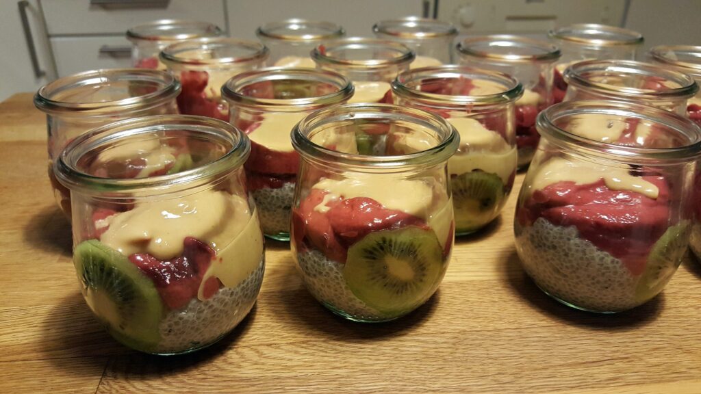 Chiaparfait med hindbærmousse