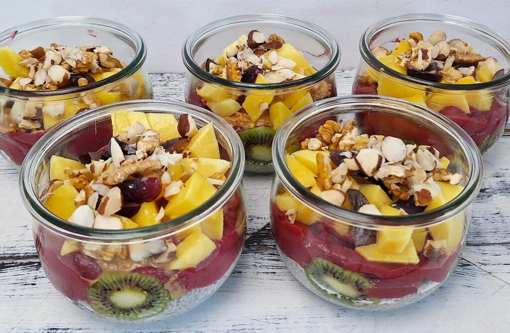 Chiaparfait med hindbærmousse