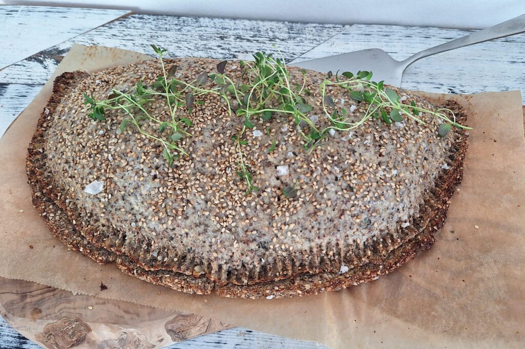 Blomkåls-calzone med plantefyld