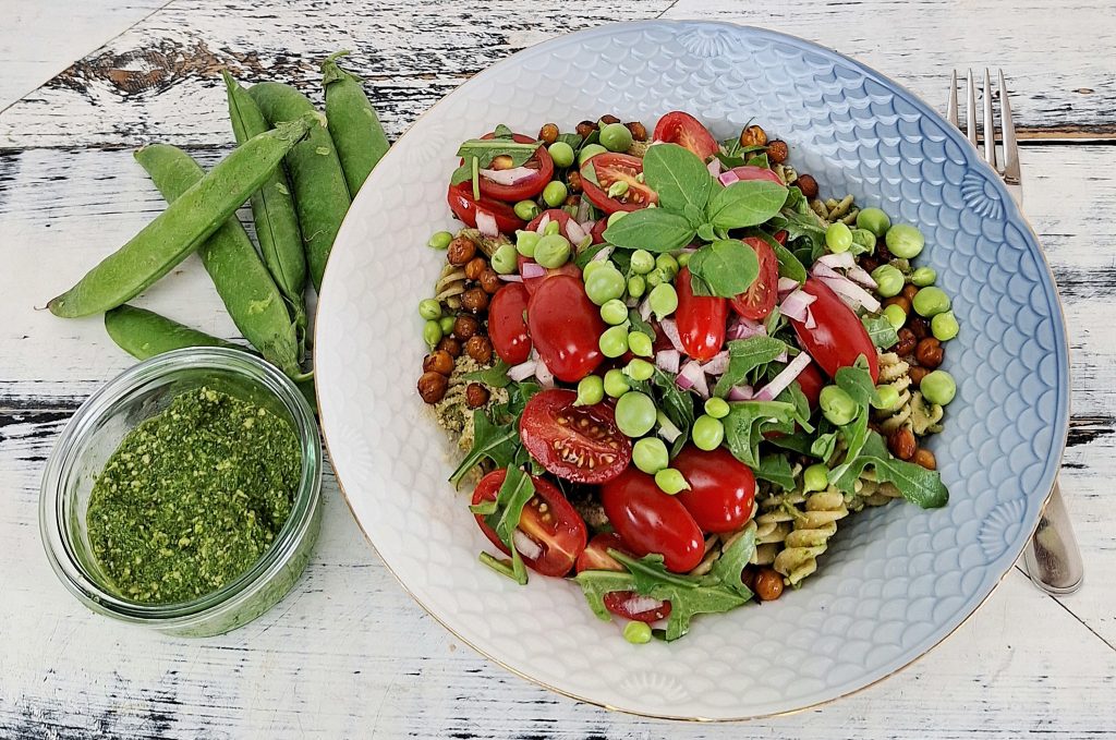 Pasta i radisepesto