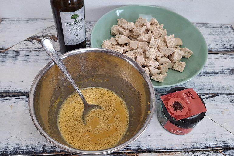 Scramled tofu