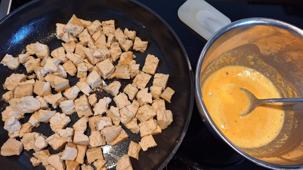 Scramled tofu