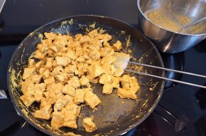 Scramled tofu