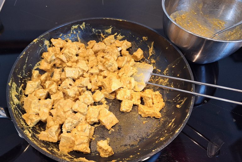 Scramled tofu