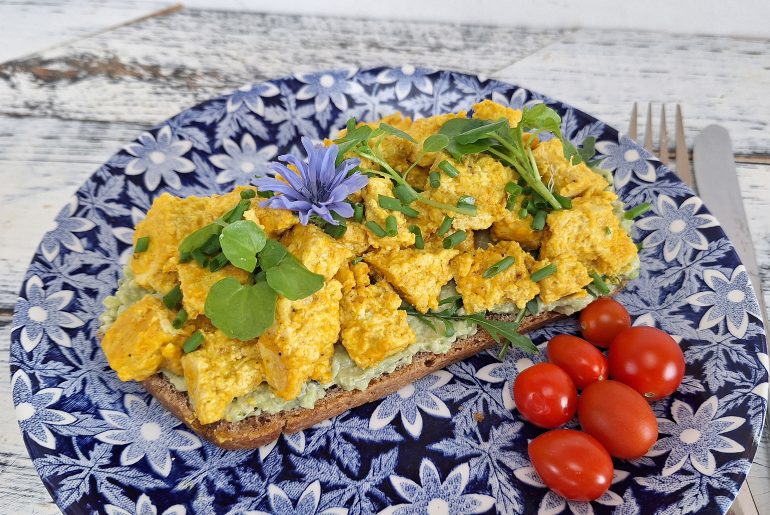 Scramled tofu