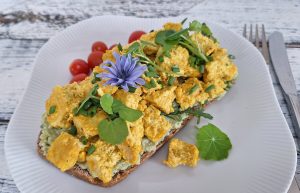 Scramled tofu