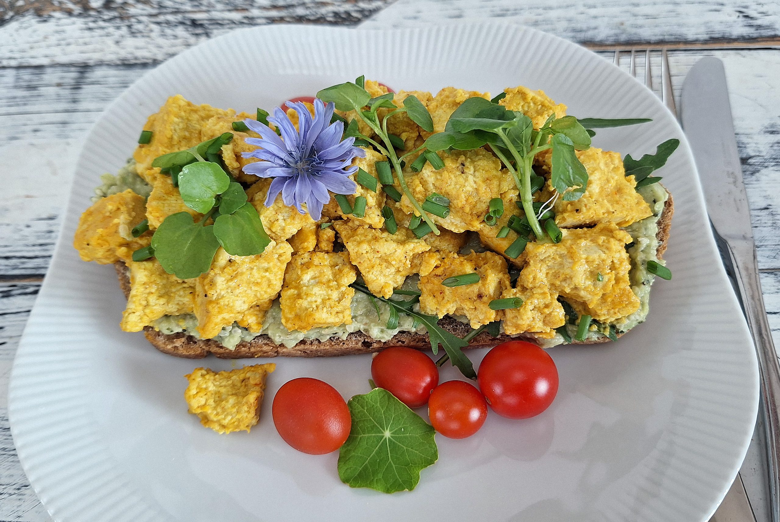 Scramled tofu