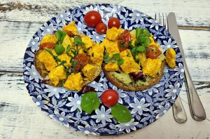 Scrambled tofu