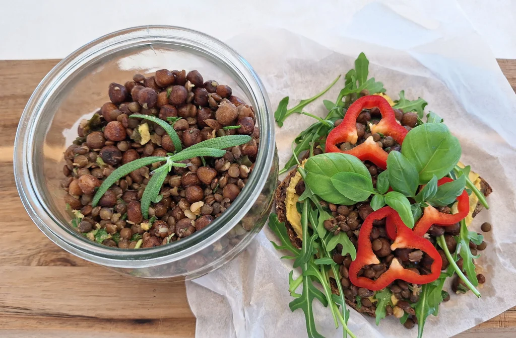 Marinerede bælgfrugter