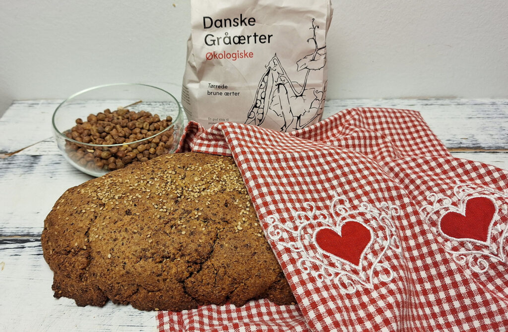 Brød med danske gråærter