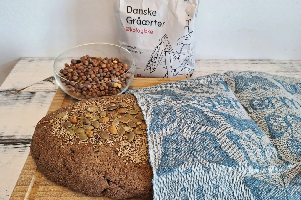 Brød med danske gråærter